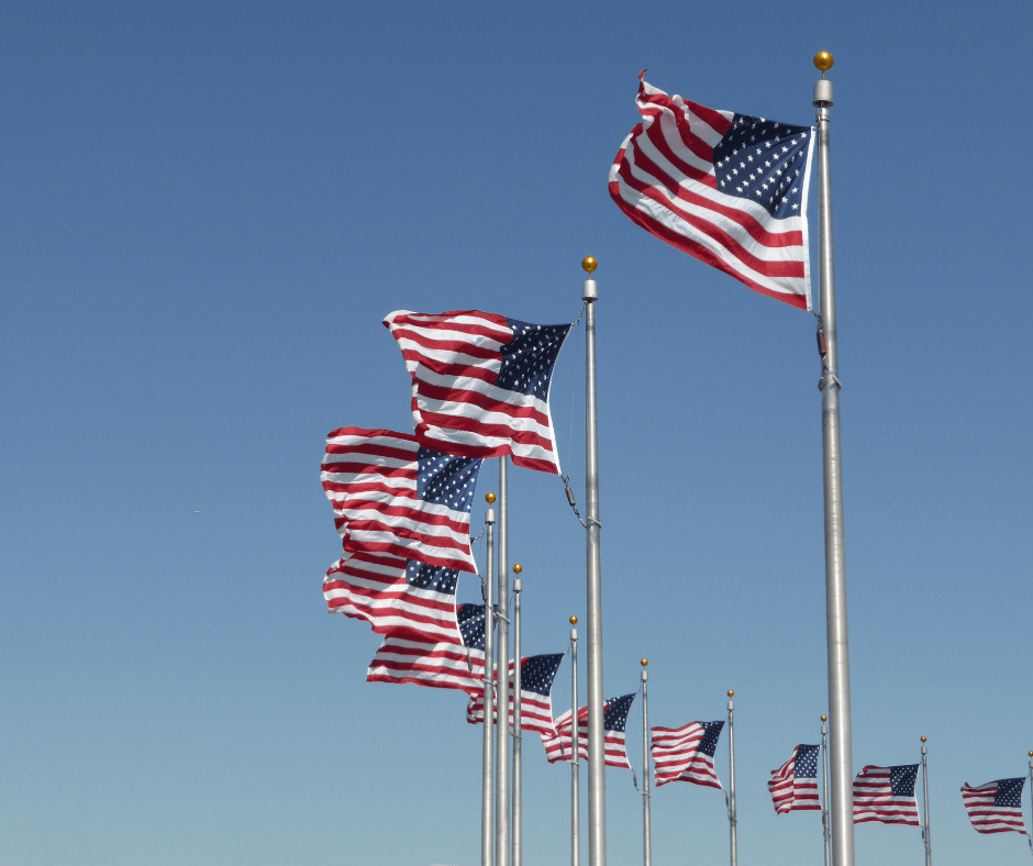 american flags