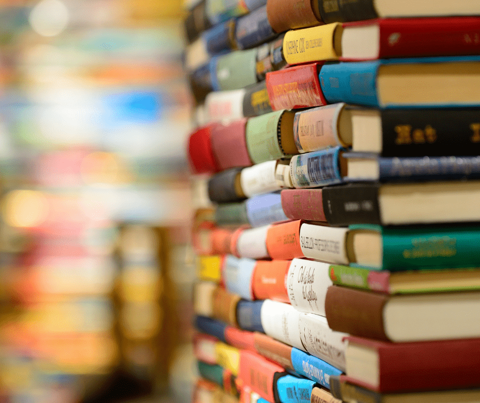 books, library, reading